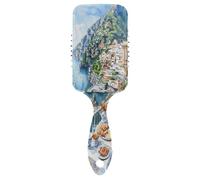 Restaurant on the Coast Air Cusion Comb, Detangling Hair Brush, Anti Static Hair Brush, Hairbrush Modern
