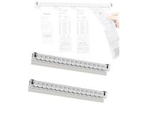 Restaurant Order Grabber, Transparent PVC Tab Grabber Receipt Holder Wall Mounted 90-160cm(120cm/47.2in)