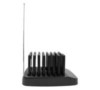 Restaurant Pager System 16 Pagers - Oil-Resistant ABS Customer Caller with Charging Dock, 315MHz Strong Signal Up to 1000m, Touch Screen & LED Display for Order Management