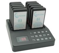 Restaurant Pager System, Pagers for Restaurants,1312 ft/400m Long Range, 10 Pagers and Beepers for Food Truck, Bars, Food Court