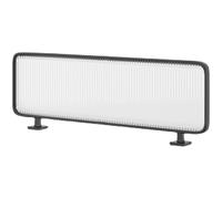 Restaurant Partit Tempered s Divider for Dining Areas Countertop Shield for Open Restaurant & Bar (Black 110x50cm)