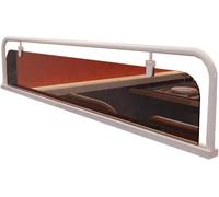 Restaurant Partition Screen with Translucent Glass for Dining and Work Areas, Half Wall Countertop Low Fence, Ideal for Package Rooms, 120x30cm