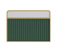 Restaurant Room Divider Food Table Partition Commercial Low Fence Panels Office Wall Separator Hotel Barrier Screens (Green 50x80cm/19.6x31.5in)