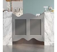 Restaurant Swinging Doors, Interior Solid Wood Swing Door, Saloon Cafe Doors, Auto Close Swinging Barn Door, Bar Porch Doorway(F,W120xH90cm(47.24x35.43in))