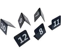Restaurant Table Number Cards - Double-Sided Digital Tags for Efficient Seating, 1-50/100 Cycles