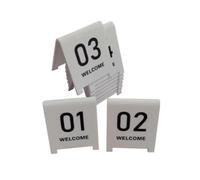 Restaurant Table Number Signs; Restaurant Seat Reservation Signs