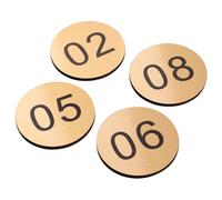 Restaurant Table Numbers Acrylic Reception Number Stands Signs Table Numbe Acrylic Round Locker Number Twith Self-Adhesive/8Cm D/1 to 50