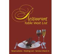 Restaurant Table Wait List: Specifically crafted to assist restaurants and cafes in managing their guest flow, whether waiting for a table or booking a reservation.