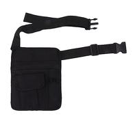 Restaurant Waiter Belt Bag Adjustable Lightweight Canvas Waist Pouch with Multiple Storage Pockets for Restaurant Staff KTV Workers 20.5x25.5cm