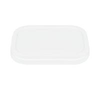 Restaurantware Ice Cream Lids With Spoon 200 Count 3.23 x 3.23 Inches Plastic Disposable Lids For Paper Dessert To Go Cups, Hot And Cold Food Friendly, Secure Fit White