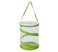 RESTCLOUD Pop-up Insect and Butterfly Habitat Cage Terrarium Clear Mesh Enclosure, See Through Easier 9" x 11" Tall
