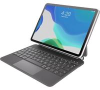 RESTEQ Case with Spanish Keyboard for iPad Pro 10.9/11 - Magic Keyboard with 7 Colours Backlight and QWERTY Trackpad