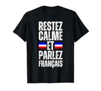 Restez Calme Et Parlez Français - Keep Calm and Speak French Value Graphic T-Shirt