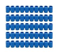 RestfulLux Silicone Marker Organizer Case, 3D Print Portable Storage Tube | Premium food grade silicone storage tube for desk organization and travel Blue 5pcs