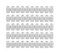 RestfulLux Silicone Marker Organizer Case, 3D Print Portable Storage Tube | Premium food grade silicone storage tube for desk organization and travel White 5pcs
