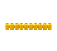 RestfulLux Silicone Marker Organizer Case, 3D Print Portable Storage Tube | Premium food grade silicone storage tube for desk organization and travel Yellow 1pc