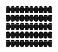 RestfulLux Silicone Marker Organizer Case, 3D Print Portable Storage Tube | Premium food grade silicone storage tube for desk organization and travel Black 5pcs
