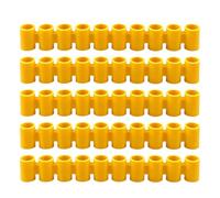 RestfulLux Silicone Marker Organizer Case, 3D Print Portable Storage Tube | Premium food grade silicone storage tube for desk organization and travel Yellow 5pcs