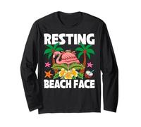 Resting Beach Face Long Sleeve T-Shirt