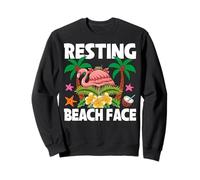 Resting Beach Face Sweatshirt