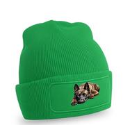 Resting Belgian Malinois Dog Art Beanie Belgian Malinois Working Dog Pet Lover Dog Owner Birthday Gift For Him And Her O/S