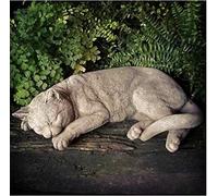 Resting Cat Statue | Reconstituted Stone Kitty Animal Concrete Garden Ornament