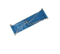 Resting Hammock Comfortable Polyester Cotton Cloth Lazy Artifact Adjustable Foot(Blue)