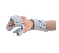 Resting Hand Splint Stroke Hand Brace for Arthritis Tendonitis Functional Support for Sprains Fractures Hand Wrist Thumb Immobilization Muscle Atrophy Rehabilitation,Right hand,M