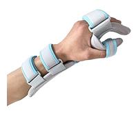 Resting Hand Splint Stroke Hand Brace for Arthritis Tendonitis Functional Support for Sprains Fractures Hand Wrist Thumb Immobilization Muscle Atrophy Rehabilitation,Left hand,M