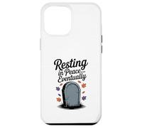 Resting in Peace... Eventually Funny Halloween Tombstone Case for iPhone 12 Pro Max