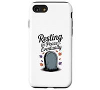 Resting in Peace... Eventually Funny Halloween Tombstone Case for iPhone SE (2020) / 7/8
