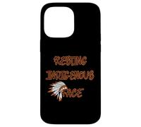 Resting Indigenous Face American History Case for iPhone 14 Pro Max