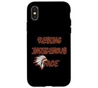 Resting Indigenous Face American History Case for iPhone X/XS