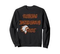 Resting Indigenous Face American History Sweatshirt