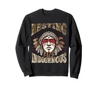 Resting Indigenous Face American History Sweatshirt