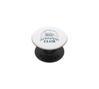 Resting My Eyes Club Tshirt Funny Dad Fathers Day Papa Work PopSockets Adhesive PopGrip
