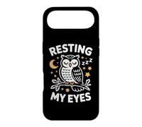 Resting My Eyes Sleepy Power Napping Joke Owl Case for iPhone Air
