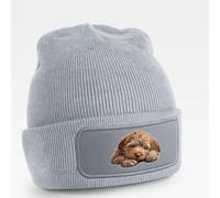 Resting Puppy Doodle Dog Design Beanie Doodle Dog Pets Birthday Gift For Him And Her O/S