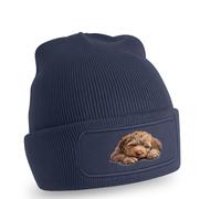 Resting Puppy Doodle Dog Design Beanie Doodle Dog Pets Birthday Gift For Him And Her O/S
