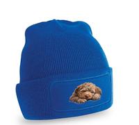 Resting Puppy Doodle Dog Design Beanie Doodle Dog Pets Birthday Gift For Him And Her O/S
