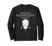 Resting Radiology Face X-Ray Tech Technologist Long Sleeve T-Shirt