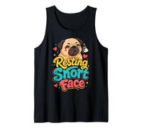 Resting Snort Face Funny Pug Lover Pun Tank Top