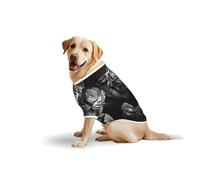 Resting Tiger Print Breathable Dog Tshirt for Medium Large Breed