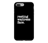 Resting Waitress Face/Funny Waitress Snarky Server Design Case for iPhone 7 Plus/8 Plus