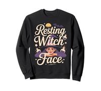 Resting Witch Face Halloween Humor Sweatshirt