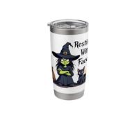 Resting Witch Face Stainless Steel Insulated Tumbler
