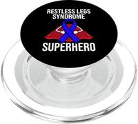 Restless Legs Syndrome Superhero Survivor Warrior Fighter PopSockets PopGrip for MagSafe