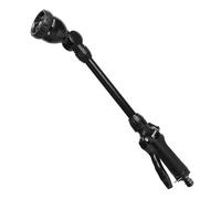 RESTMO 48cm Watering Lance, Long Metal Spray Lance | 180° Adjustable Ratcheting Head | 7 Spray Patterns Extension Hose Wand, Perfect Garden Sprayer Gun to Water Hanging Baskets, Shrubs, Flash Black