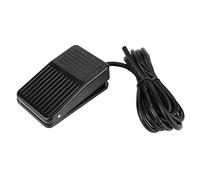 Restokki 250VAC 10a Anti Slip Foot Switch, Pedal Momentary Foot Controller Pedal Control Switch Black, for Table Saw, Scroll Saw, Miter Saw, Power Tools(2m cable)