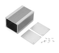 Restokki Aluminum Printed Circuit Board Instrument Cooling Box DIY Electronic Enclosure Case For DIY